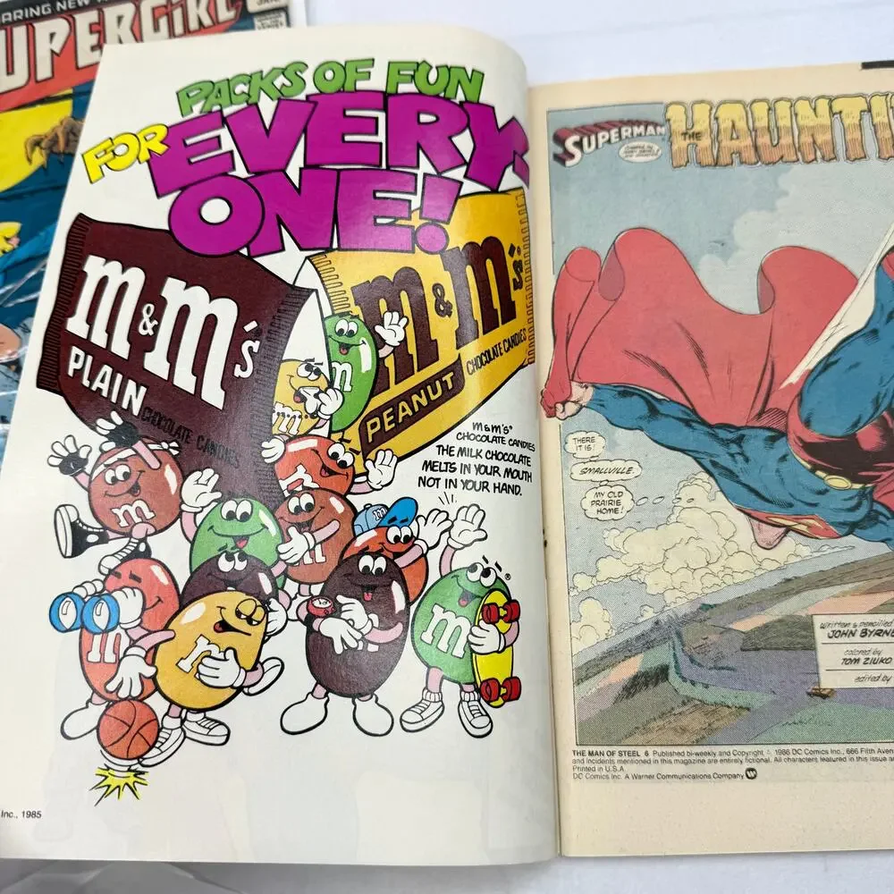 DC Supergirl/ Man of Steel Comics